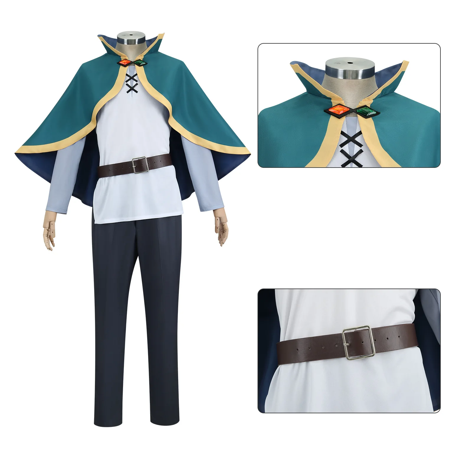 Costume de cosplay "Kazuma Satou" dans KonoSuba - Kf s ff b a a bd ad dbd - Ropa de festival