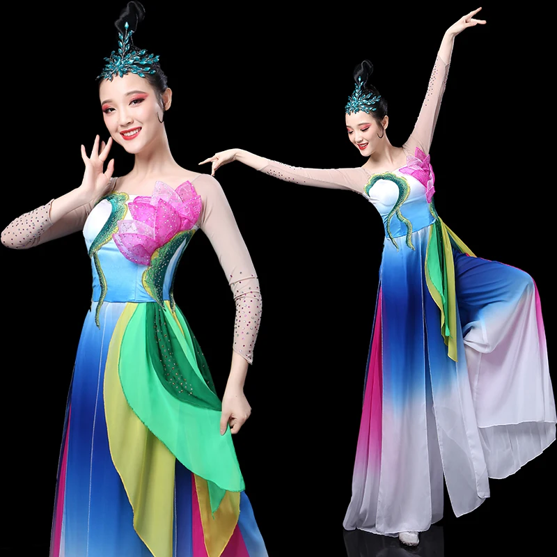 Robe Gelfor de danse folklorique chinoise pour femmes - Kf sb a c ea af adc v - Tenue de festival