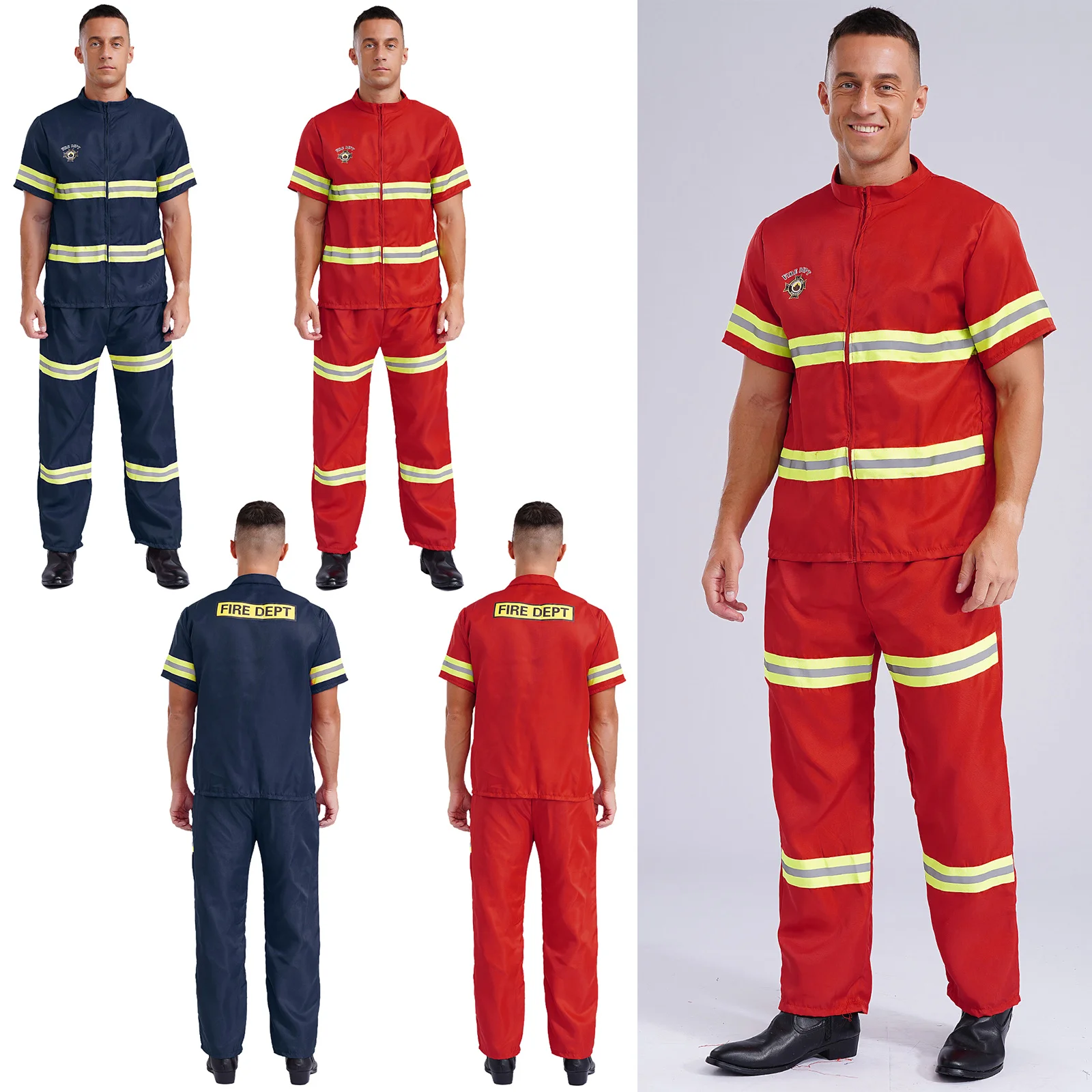 Men's Firefighter Costume - Kf sb a e f e a c dc ck - Tenue de festival
