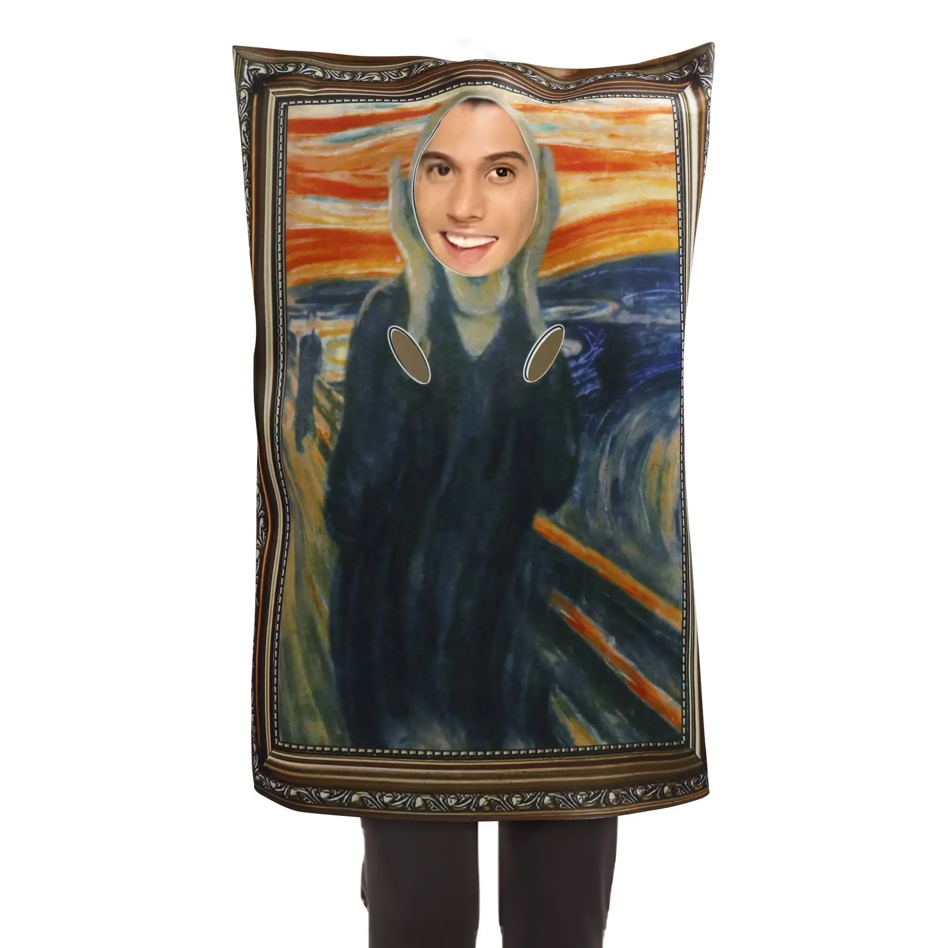 Costume déguisement peinture "Le cri" de Van Gogh - Kf sd be fcc a d fa e d f e - Tenue de festival