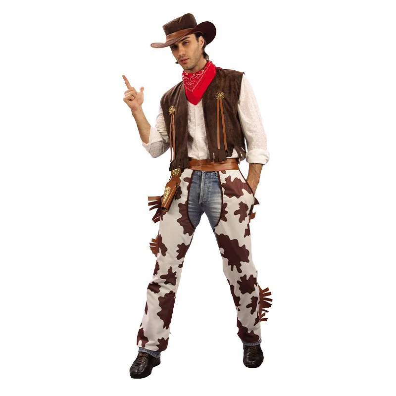 Cowboy Costume for Men and Women - Kf sfb e b cb e c cafa f bk - Tenue de festival