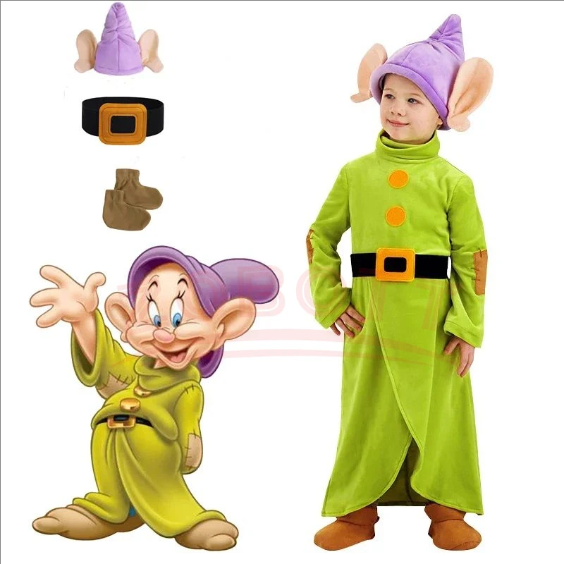 Costume de nain dans Blanche neige et les sept nains pour enfant - Kf s acf e a a dc b f b dn - Tenue de festival