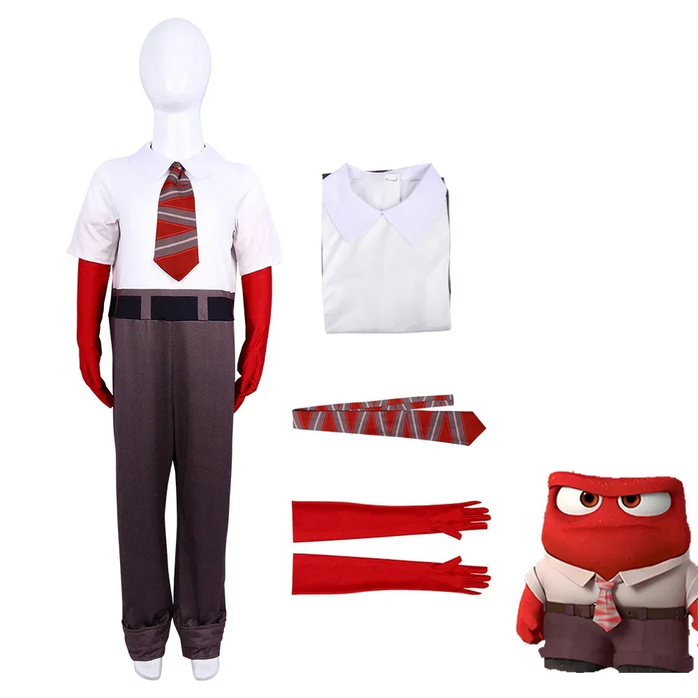 Anger Cosplay Costume from Inside Out - Kf s effa a d da ae a f a e f - Tenue de festival