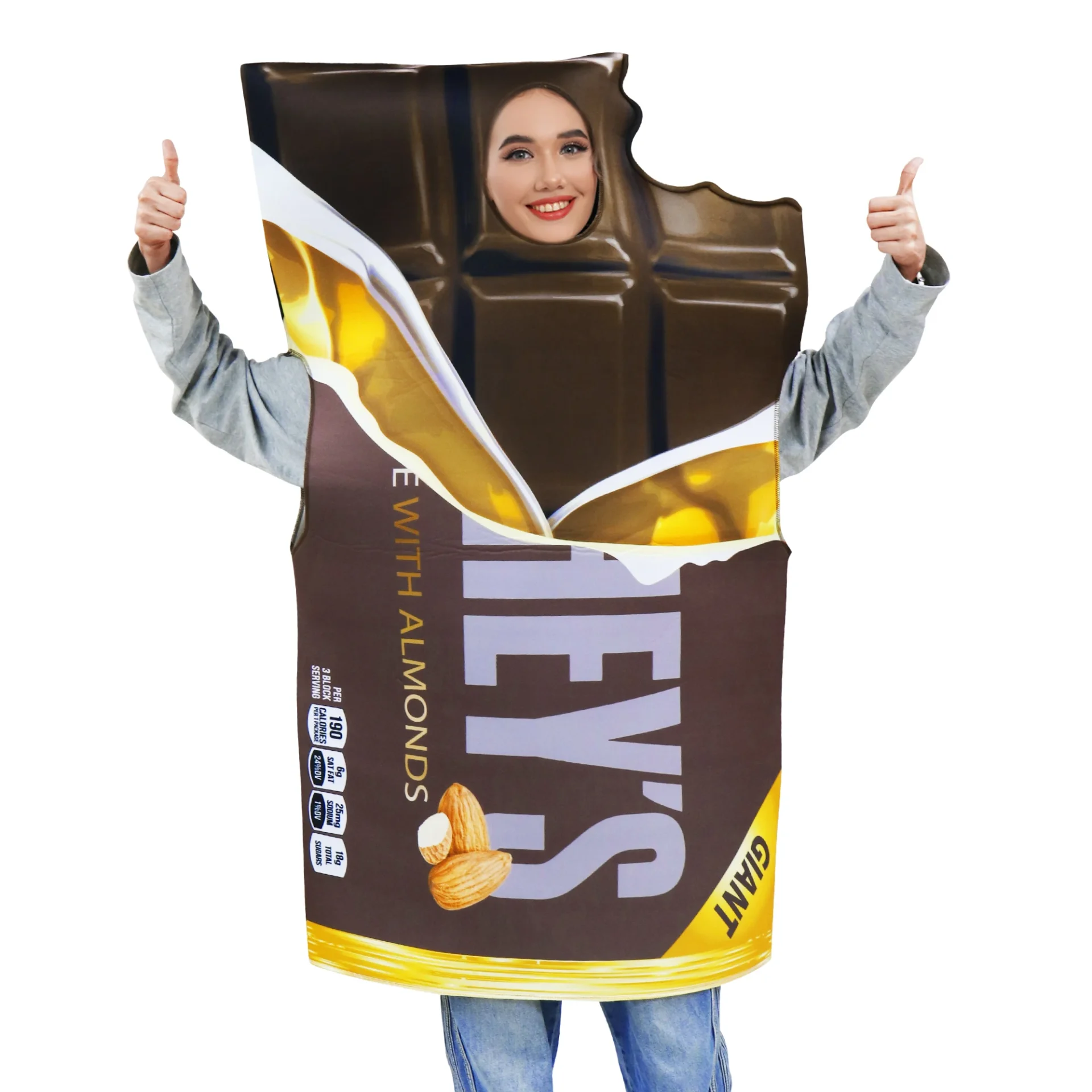 Hershey’s Chocolate Bar Costume - Kf s a f b fa b a ad c fdi - Tenue de festival