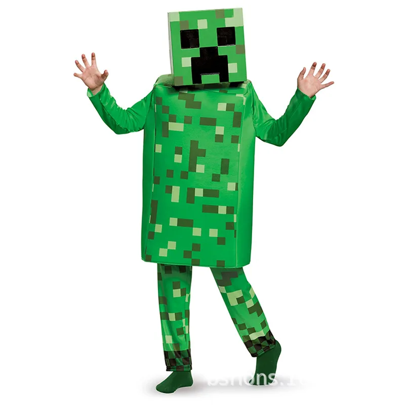 Creeper Cosplay Costume from Minecraft - Kf s e b f b f ebee dfb n - Tenue de festival