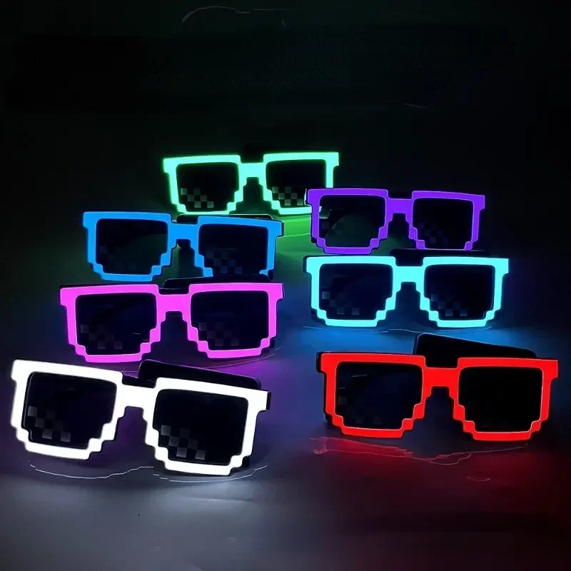 Pixel LED Glasses - Kf s e ef fbe d b b ec k - Tenue de festival