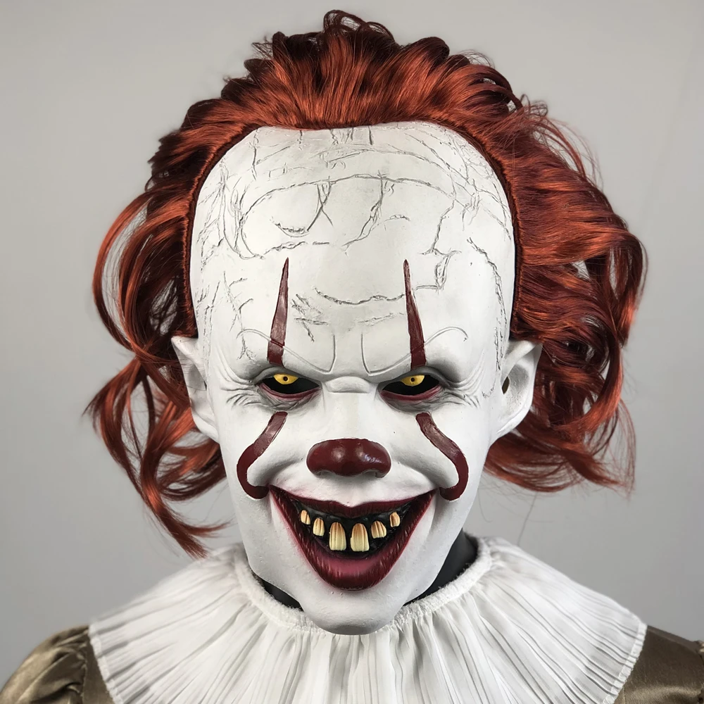 Scary clown mask - Kf s ae def e e e abf bda c aa f - Tenue de festival