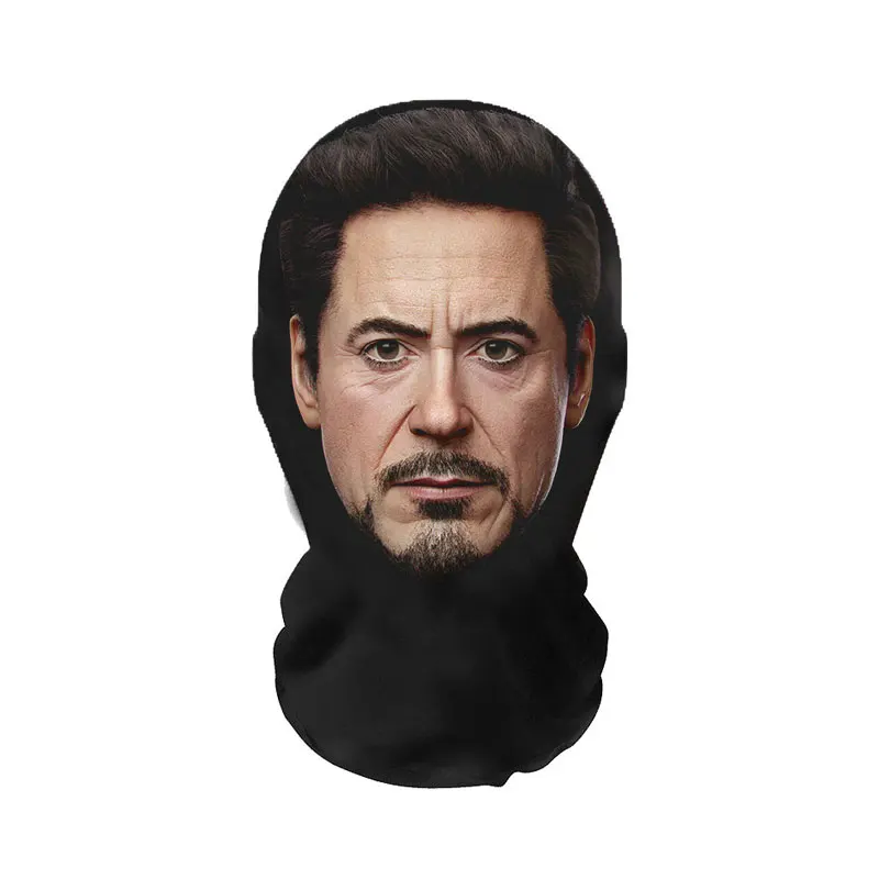 Printed “Tony Stark” Mask (Robert Downey Jr.) - Kf s efcd faa a d ce a f j - Tenue de festival