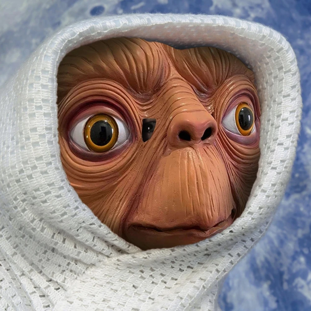 Masque en latex de "E.T" l'extraterrestre - Kf s cabc afe d d f aa ebd edg - Tenue de festival