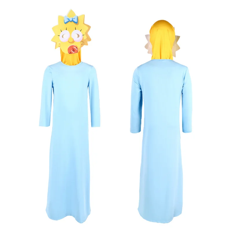 Maggie Simpsons Cosplay Costume - Kf s a b fa d f ffabfd fv - Tenue de festival