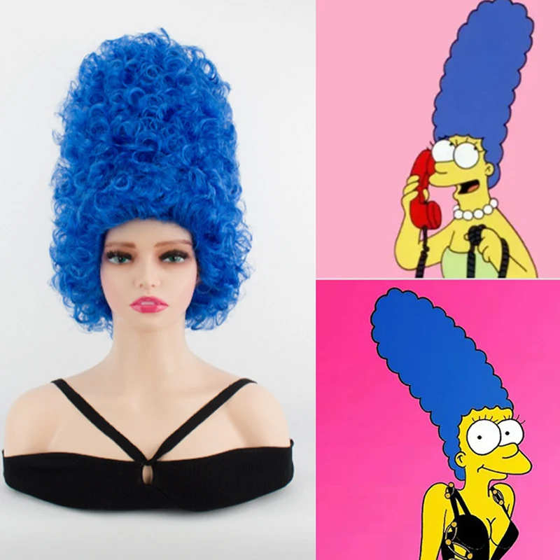 Cosplay Wig "Marge Simpson" - Kf sbdd f eb f eb c dh - Tenue de festival