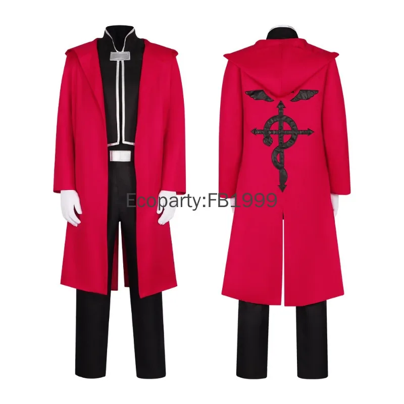 Cosplay Costume “Edward Elric” from Fullmetal Alchemist - Kf se e c b c d k - Tenue de festival