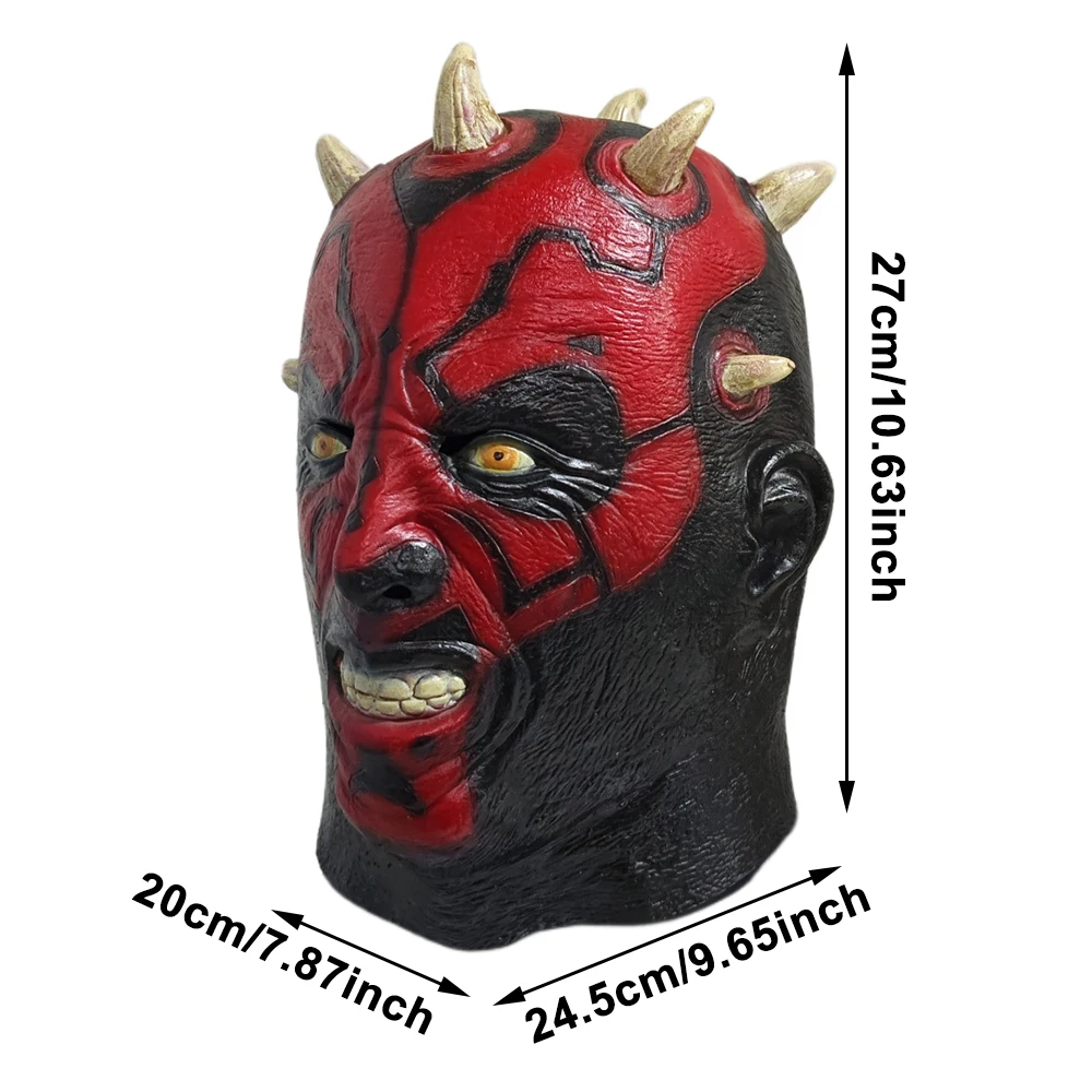 Latex Mask “Darth Maul” from Star Wars - Kf s f bae fe f b e b d s - Tenue de festival