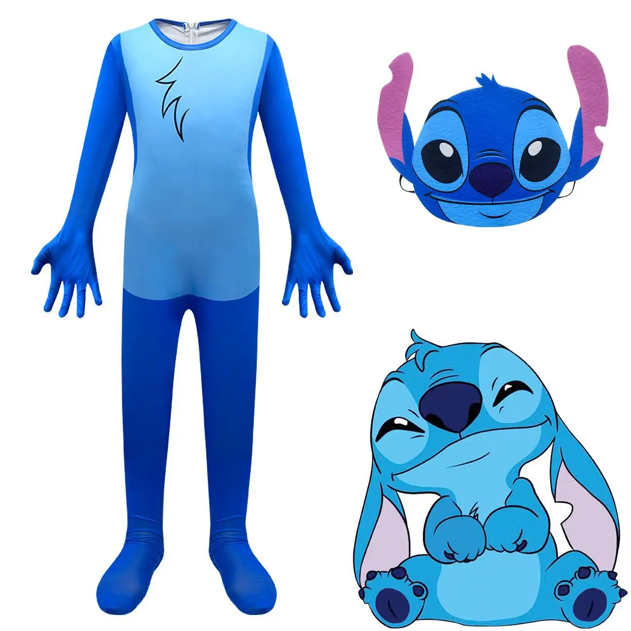 Stitch Cosplay Costumes for Kids - Kf sbfec b df da d f a af cc db - Tenue de festival