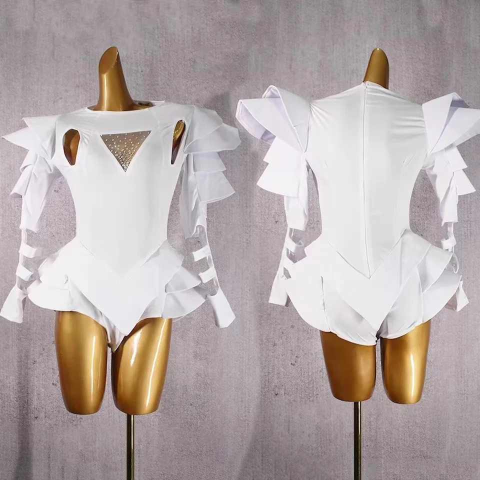 White Performance Bodysuit for Festival - Kf sb de a e ac ca b i - Tenue de festival