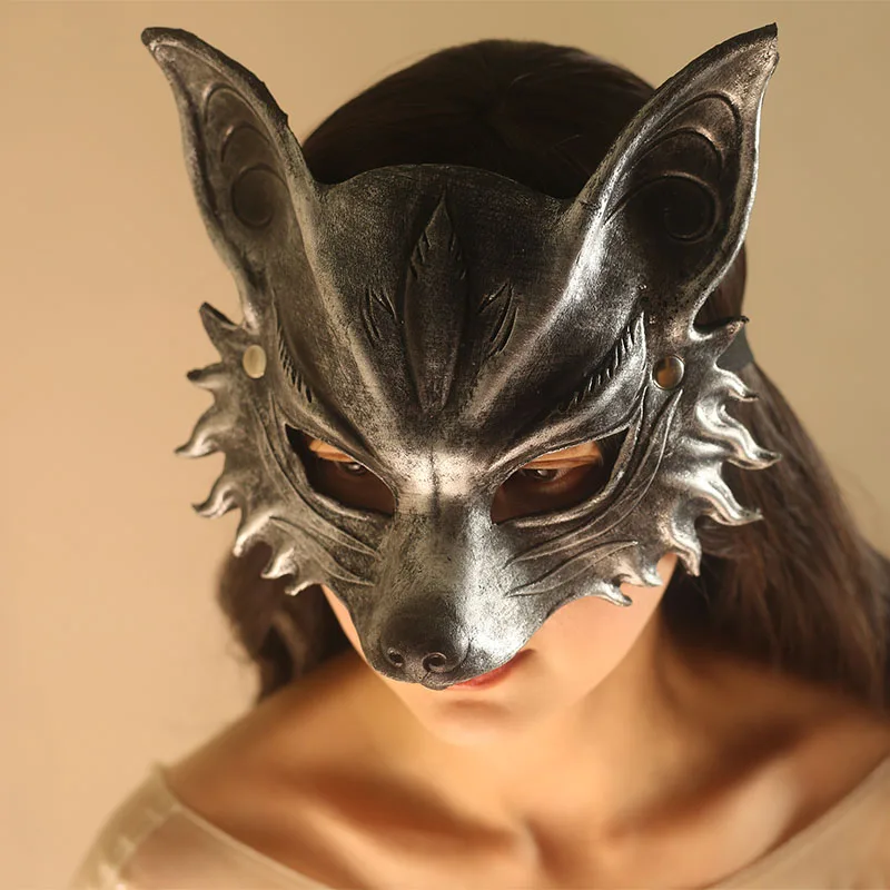 Half Fox Mask - Kf sbb dc c bbdbce d fa c eecz - Tenue de festival