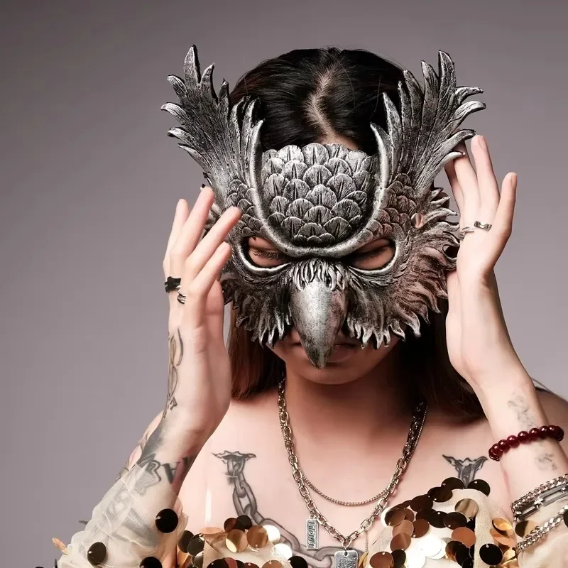 Owl Head Mask - Kf sf bb a ce ed bc f eb ed a p - Tenue de festival