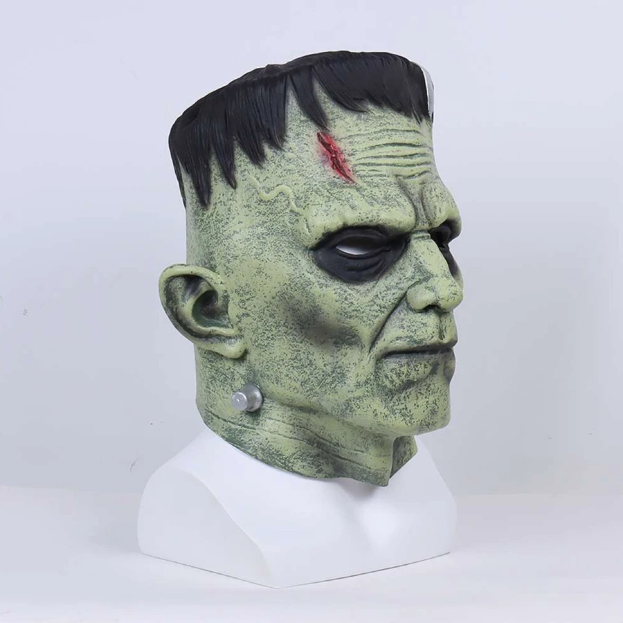 Latex Frankenstein Mask - Kf s b ae c d daa f cd ddu - Festival clothing