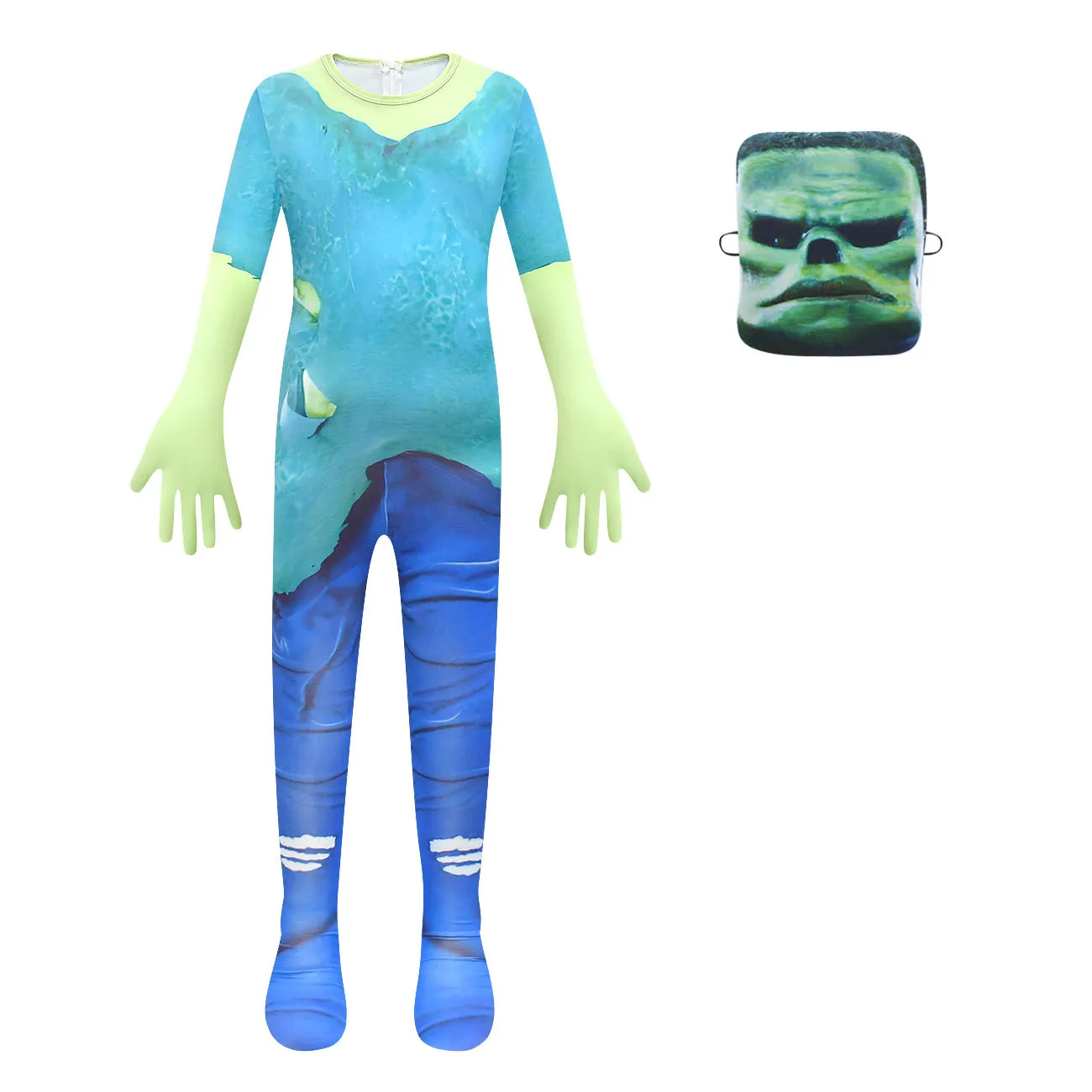 Costume de cosplay "Zombie" dans Minecraft - Kf s e c b e a b f d c b t - Tenue de festival Costume de cosplay "Zombie" dans Minecraft - Kf s e c b e a b f d c b t - Tenue de festival