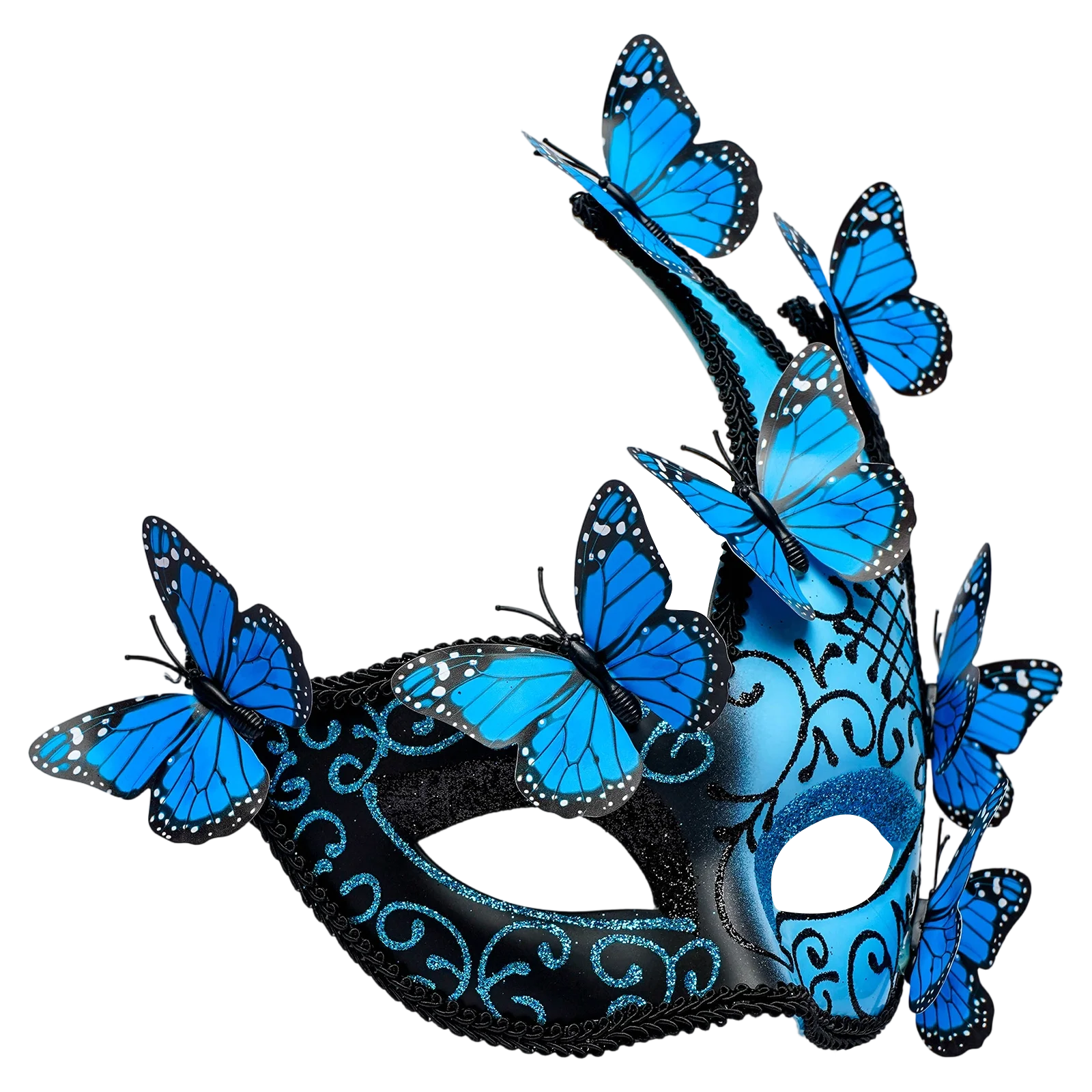Masque  carnaval vénitien “Papillon” avec ornements 3D - Kf sb cf f ae b fed c n - Festival clothing