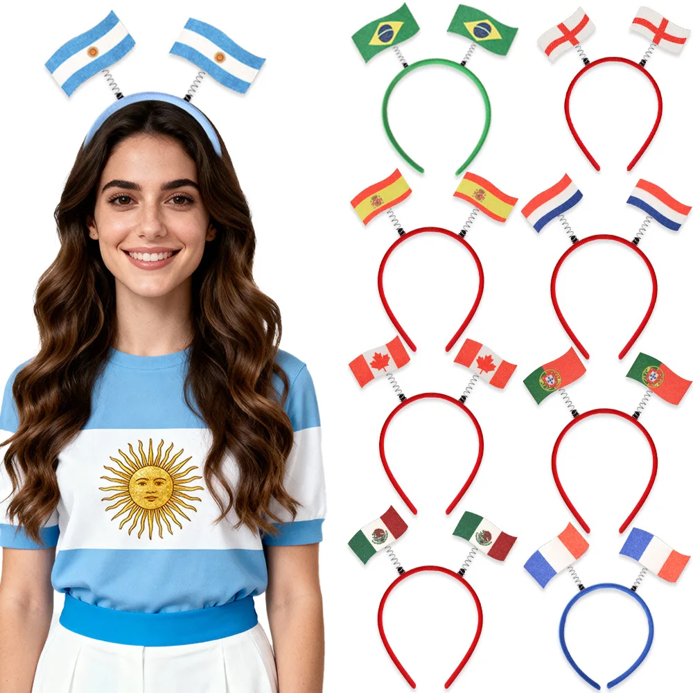 Supporter's Headband with Flags for the World Cup - Kf s e feea a bd a cdfc f q - Ropa de festival